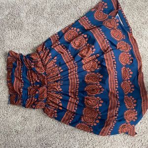 Anthropologie strapless dress with empire waist